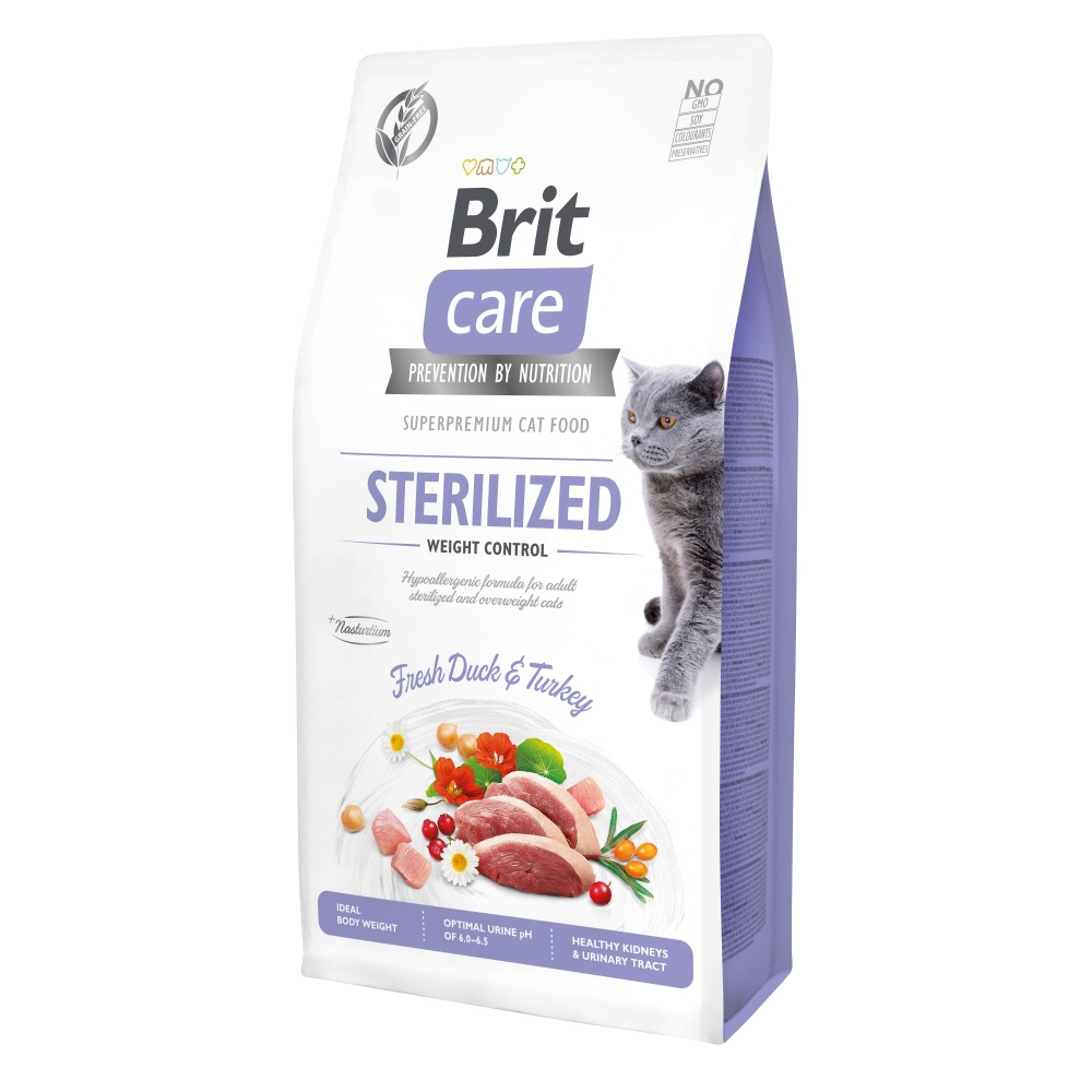 Brit Care Cat GF Sterilized Weight Control 7kg Obrázek