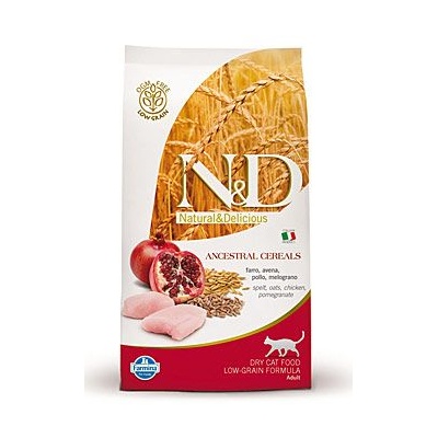 N&D LG CAT Adult Chicken & Pomegranate 1,5kg Obrázek