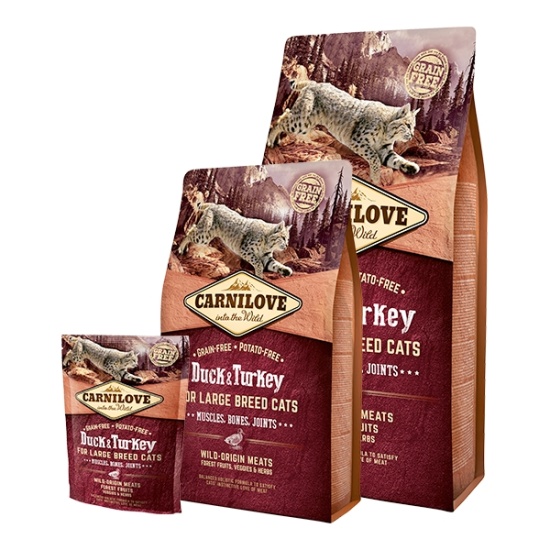 Carnilove Cat LB Duck&Turkey Muscles,Bones,Joints 2kg Obrázek