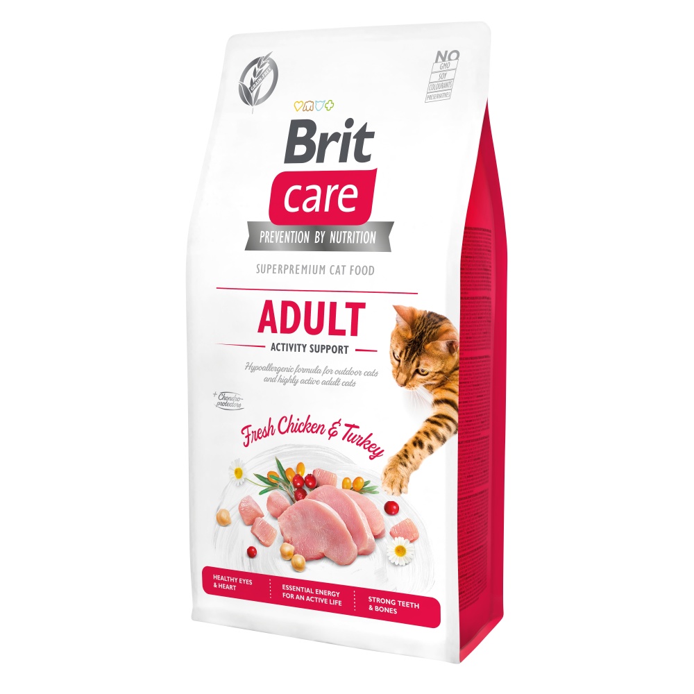 Brit Care Cat GF Adult Activity Support 7kg Obrázek