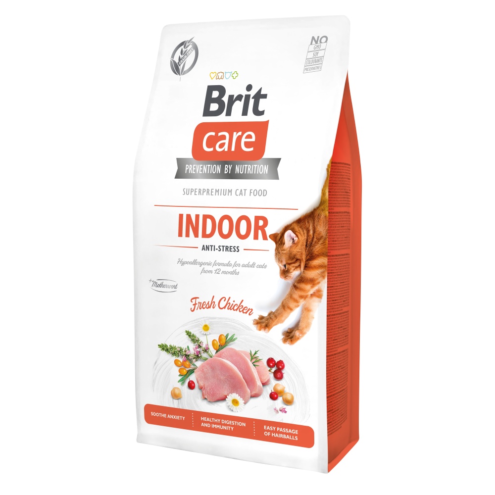 Brit Care Cat GF Indoor Anti-stress 7kg Obrázek