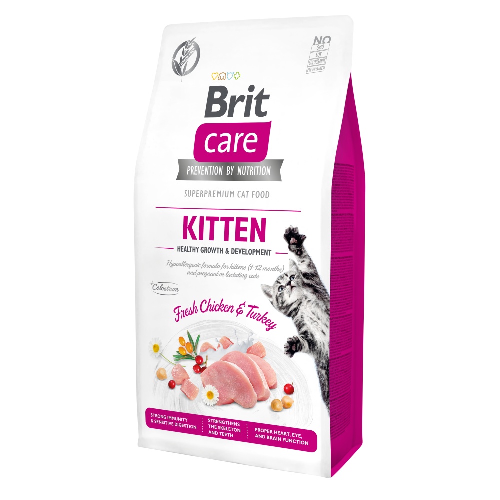 Brit Care Cat GF Kitten Healthy Growth&Development 7kg Obrázek