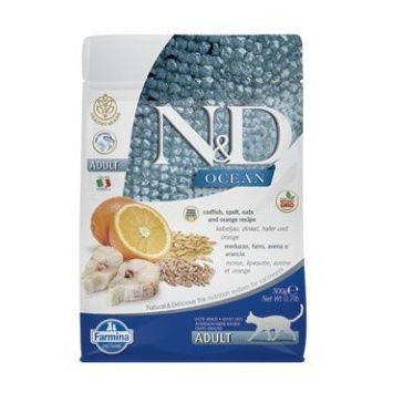 N&D OCEAN CAT Adult Herring & Orange 1,5kg Obrázek