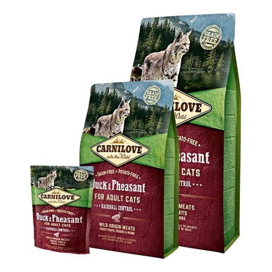 Carnilove Cat Duck&Pheasant Adult Hairball Contr 2kg Obrázek