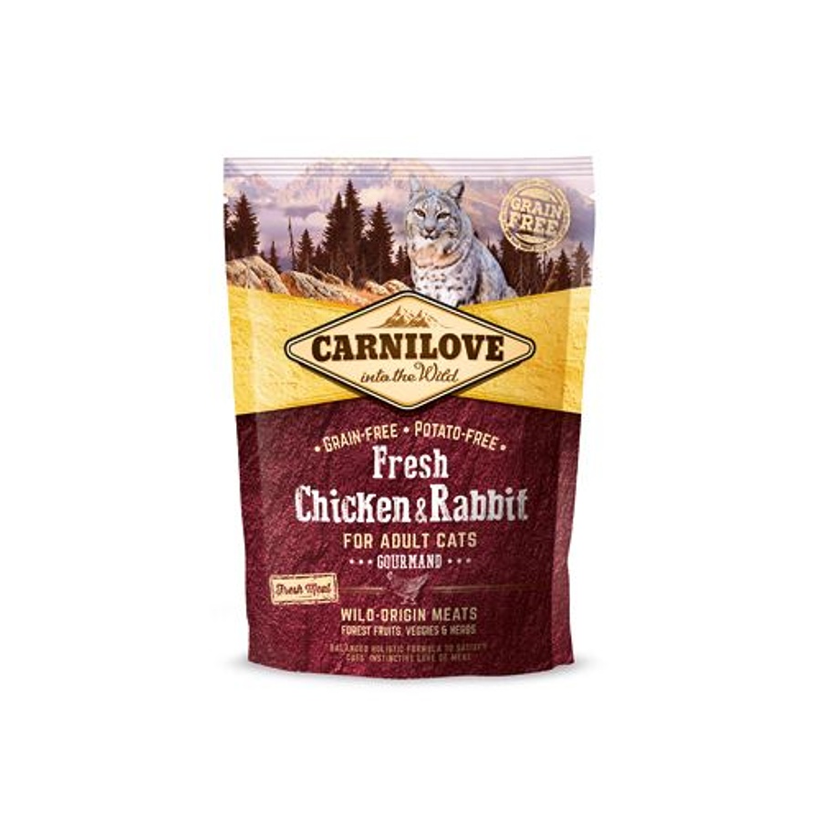 Carnilove Cat Fresh Chicken & Rabbit for Adult 400g Obrázek