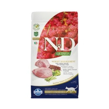 N&D Quinoa CAT Weight Management Lamb & Broccoli 1,5kg Obrázek