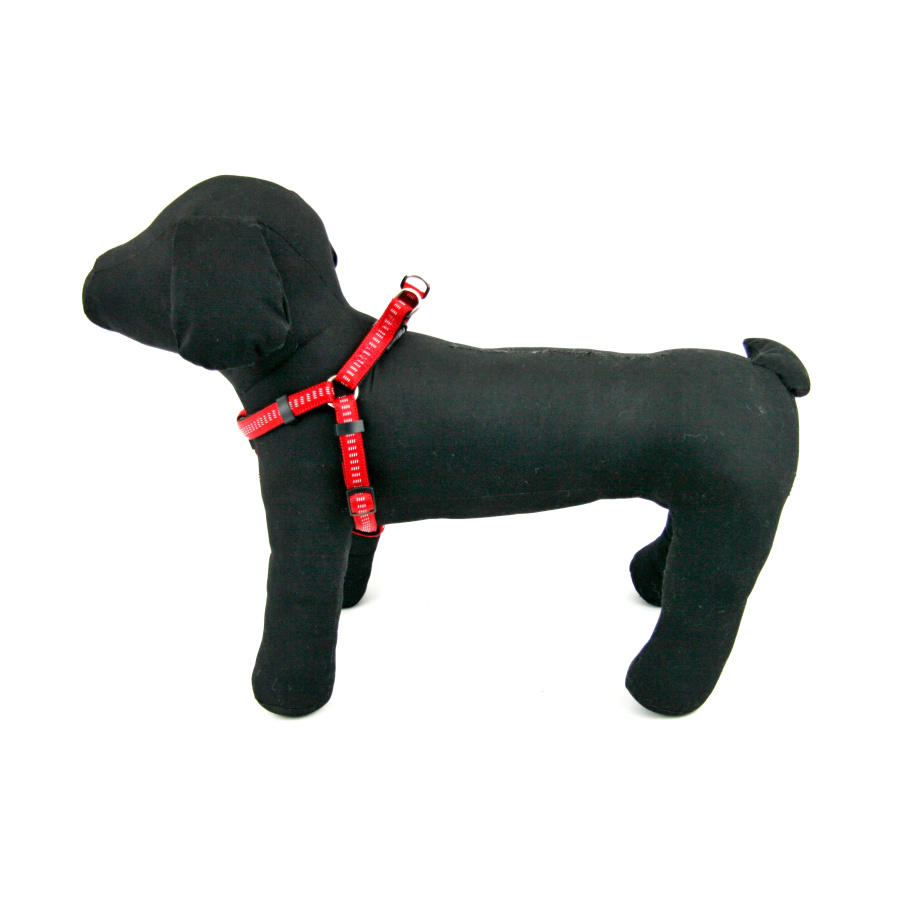 Akinu postroj nylon/neopren červený 1,5x40-50cm Obrázek