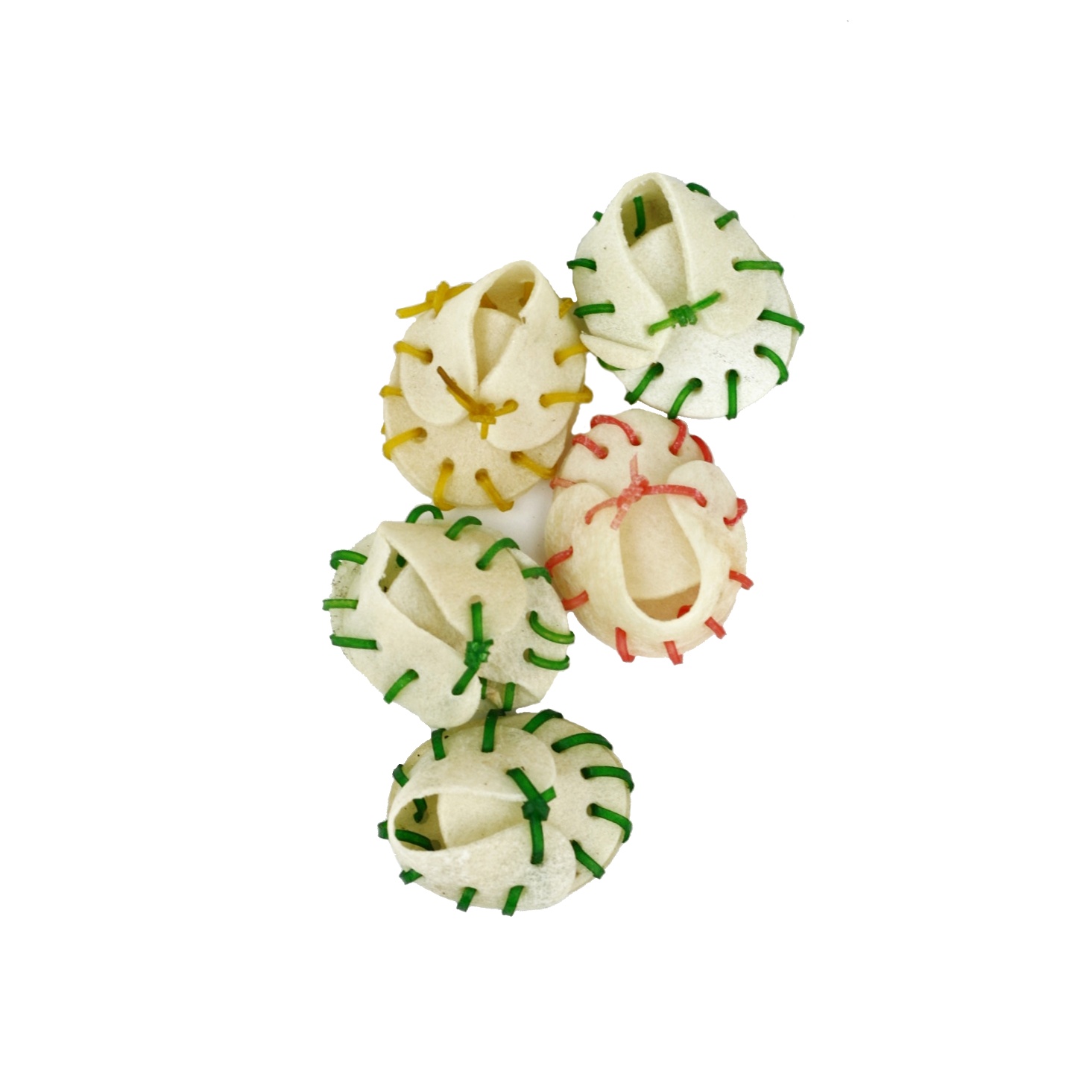 Akinu Botičky bílé mini 5cm 5ks Obrázek