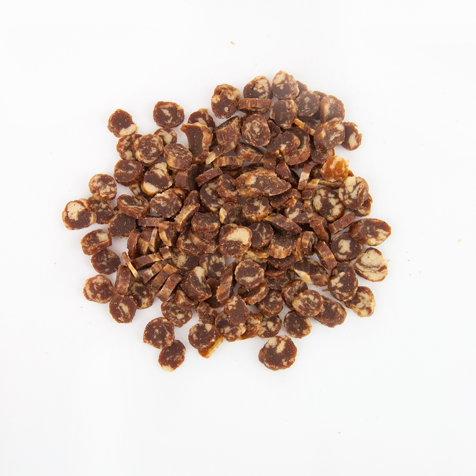 Akinu Trénink hovězí lupínky s treskou 400g Obrázek