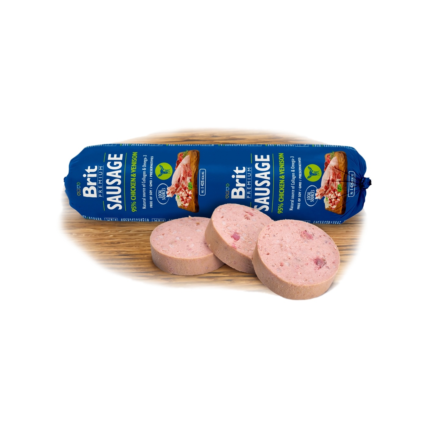 Brit Sausage Chicken & Venison 800g New + Množstevní sleva Obrázek