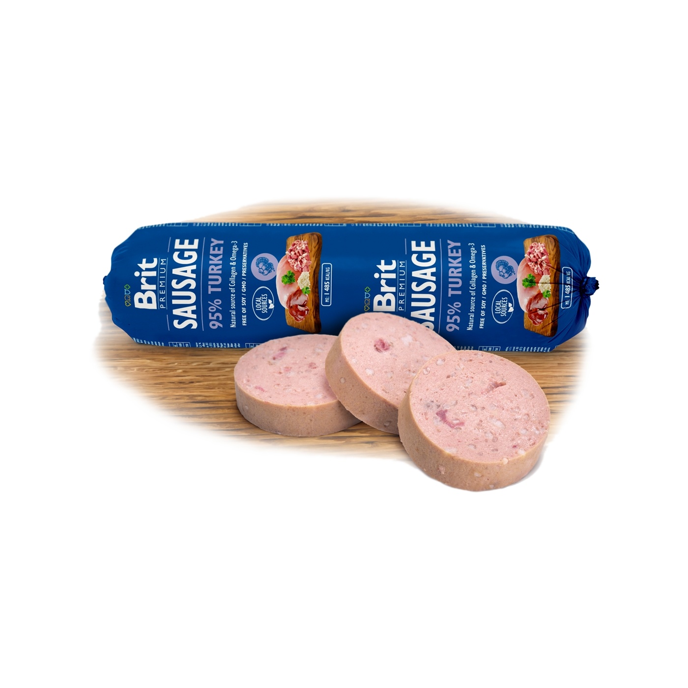 Brit Sausage Turkey 800g New + Množstevní sleva Obrázek