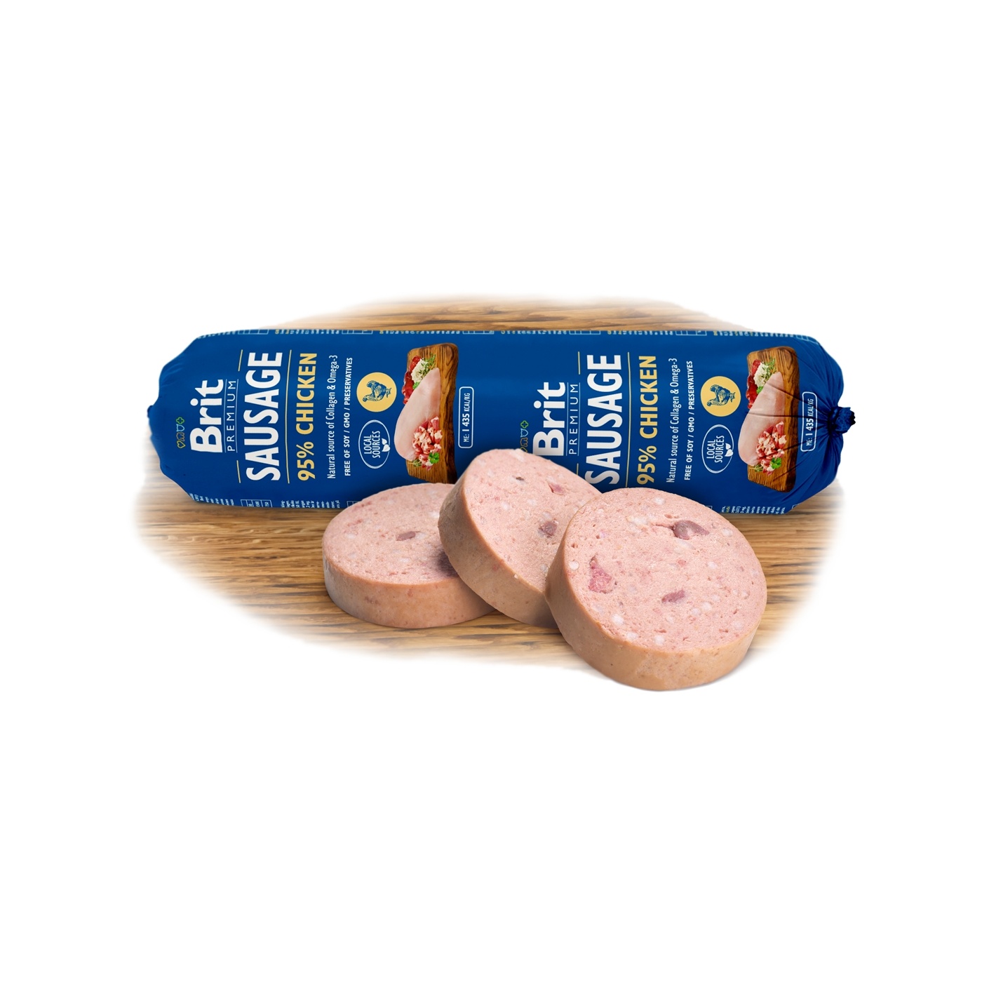 Brit Sausage Chicken 800g New + Množstevní sleva Obrázek