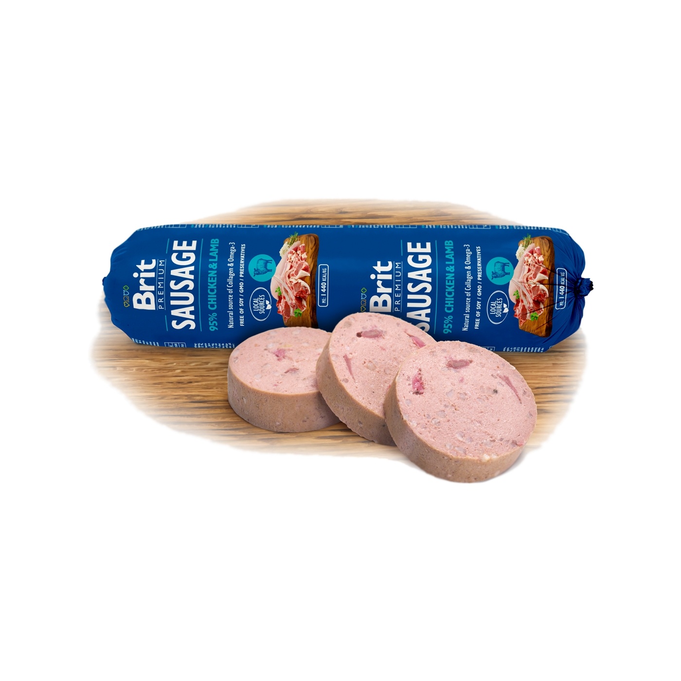 Brit Sausage Chicken & Lamb 800g New + Množstevní sleva Obrázek