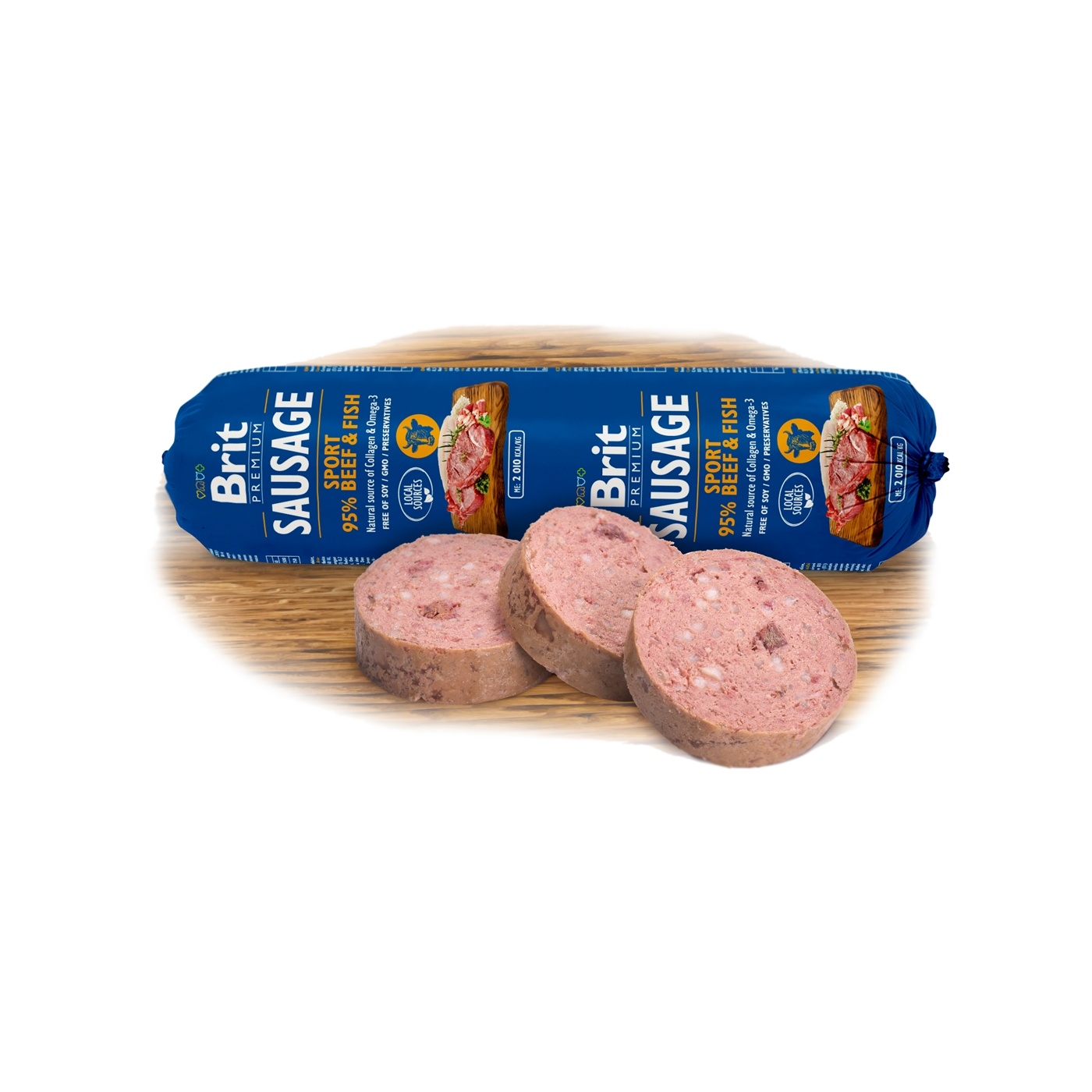 Brit Sausage Beef & Fish-Sport formula 800g New + Množstevní sleva Obrázek