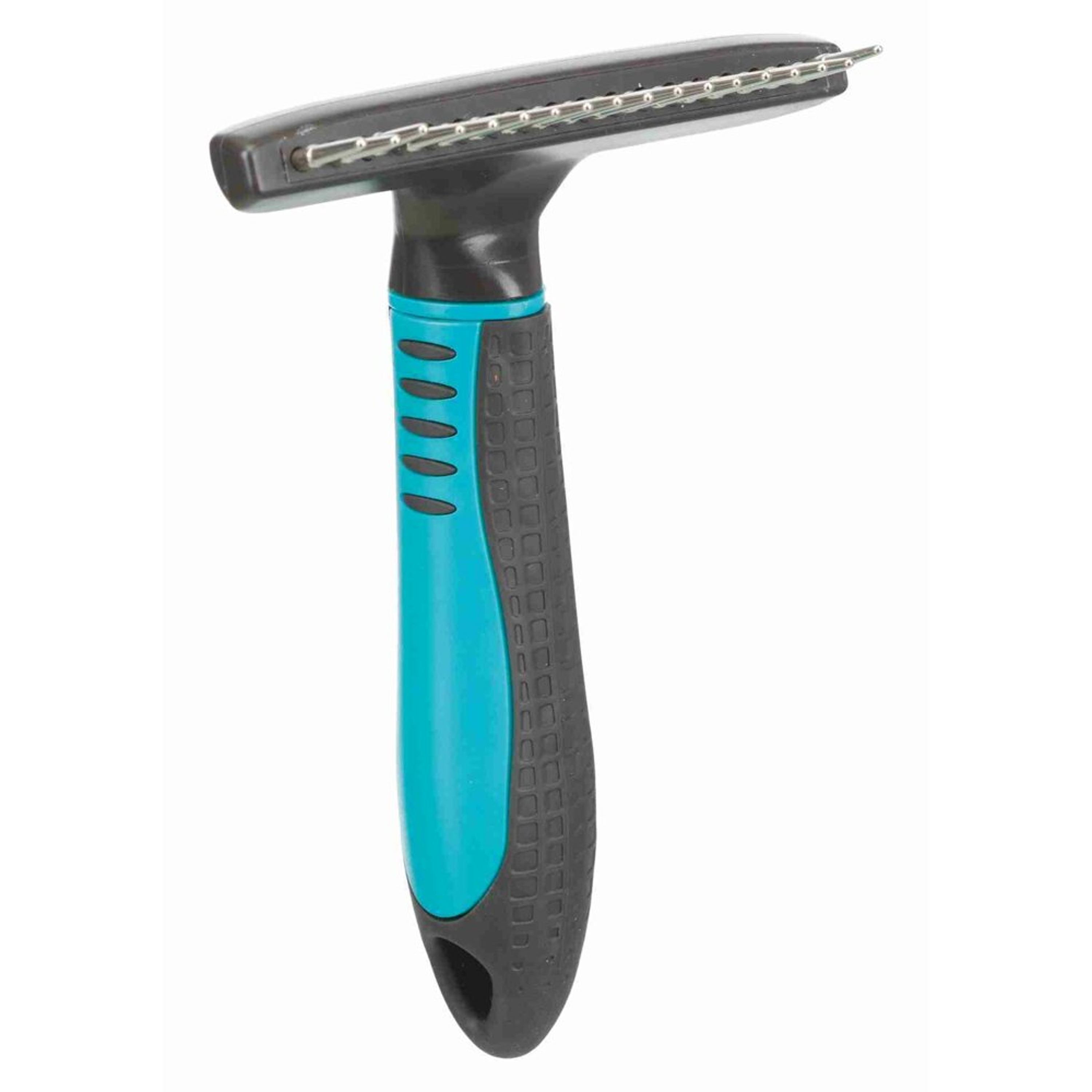 Trixie Hrablo s rotačnímy zuby,antiskluz.rukojeť 10x15cm, zuby 1,5c Obrázek