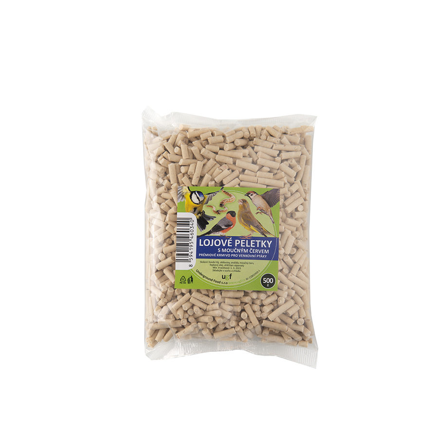 Underground Food UGF Lojové peletky s moučným červem 500 g Obrázek