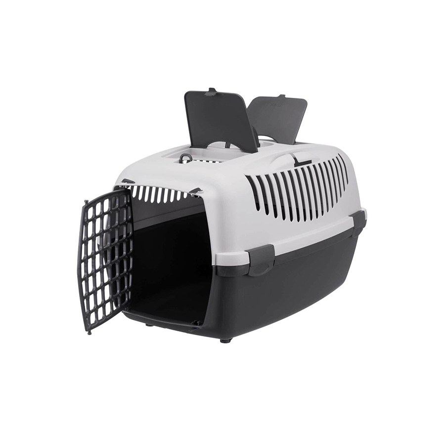 Trixie Transportní box CAPRI III 40x38x61cm max.do 12kg, - světle šedá/tmavě šedá Obrázek