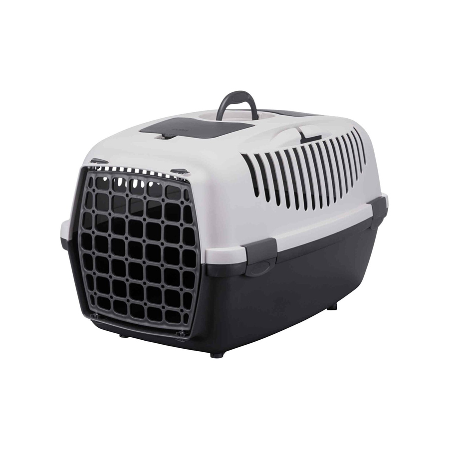 Trixie Transportní box CAPRI III 40x38x61cm max.do 12kg, - světle šedá/tmavě šedá Obrázek