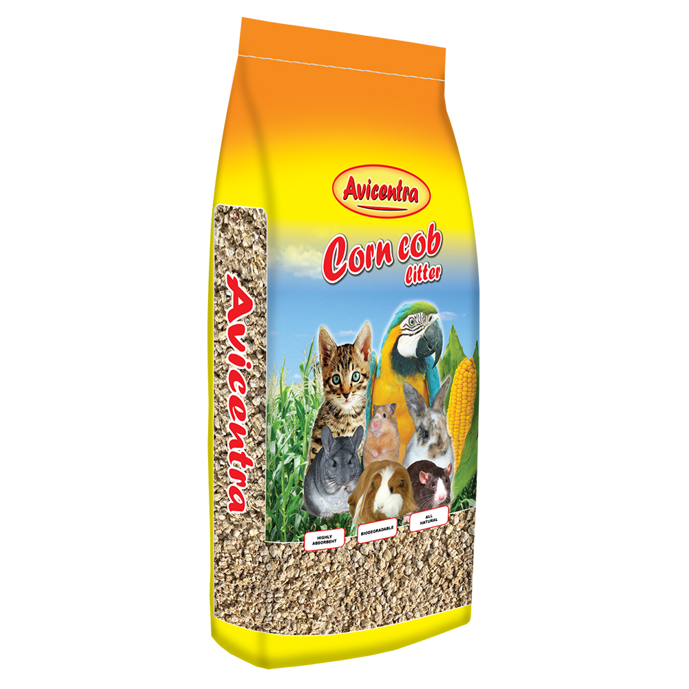 Avicentra kukuřičná podestýlka 10l hrubá Obrázek
