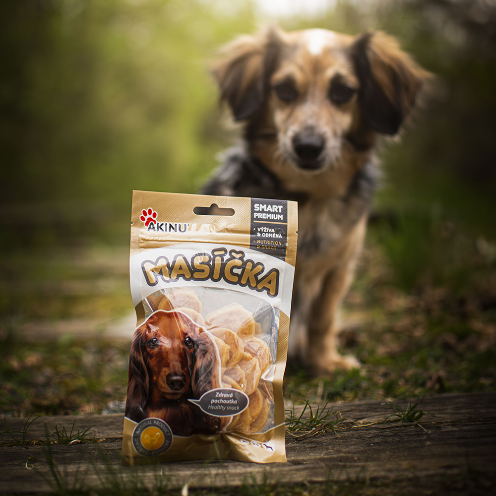 Akinu Masíčka kuřecí chipsy pro psy 75g Obrázek