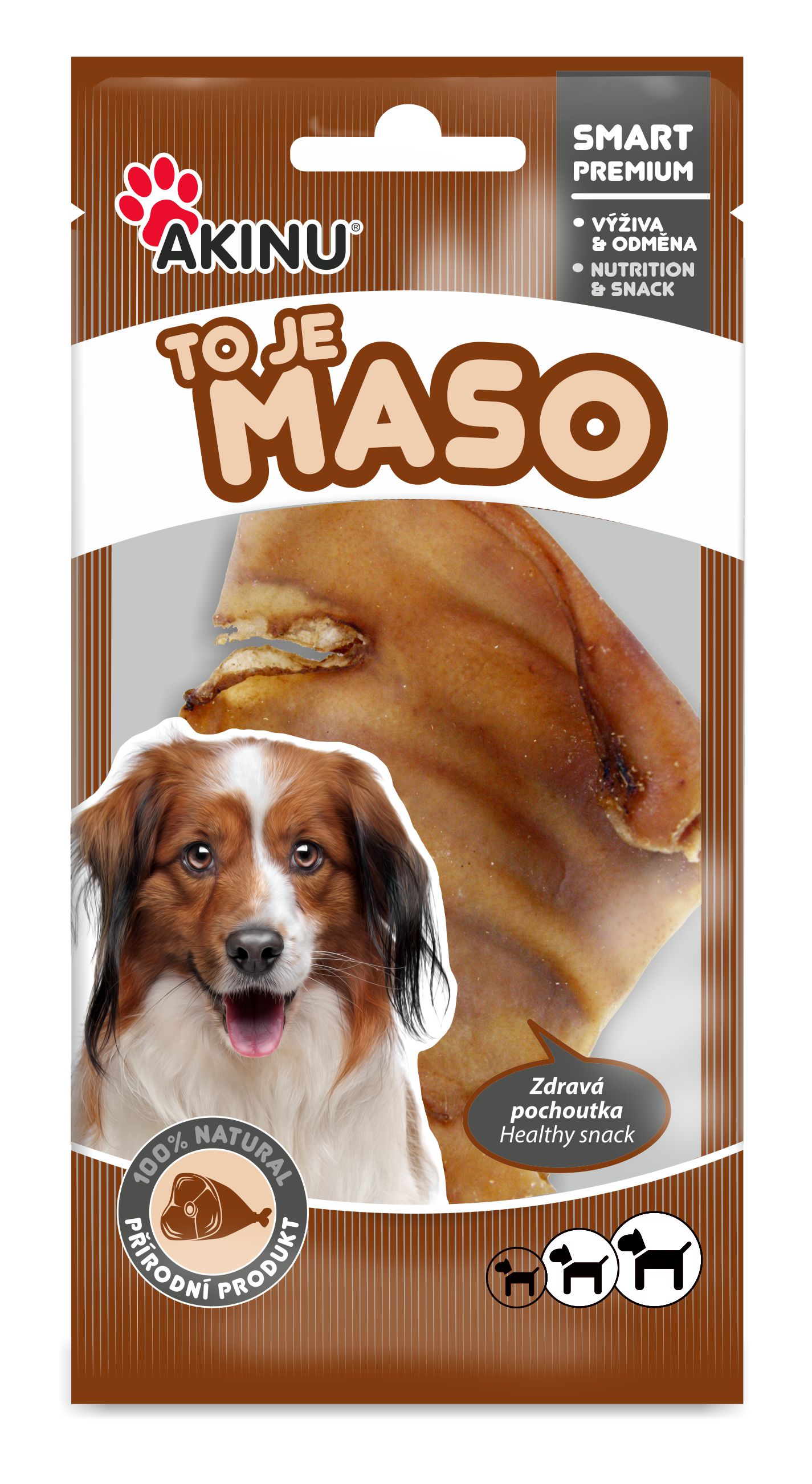 Akinu vepřové ucho 1ks Obrázek