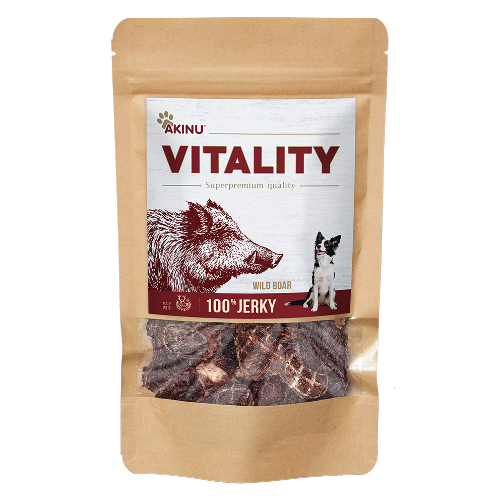 Akinu VITALITY Jerky divočák 50g Obrázek