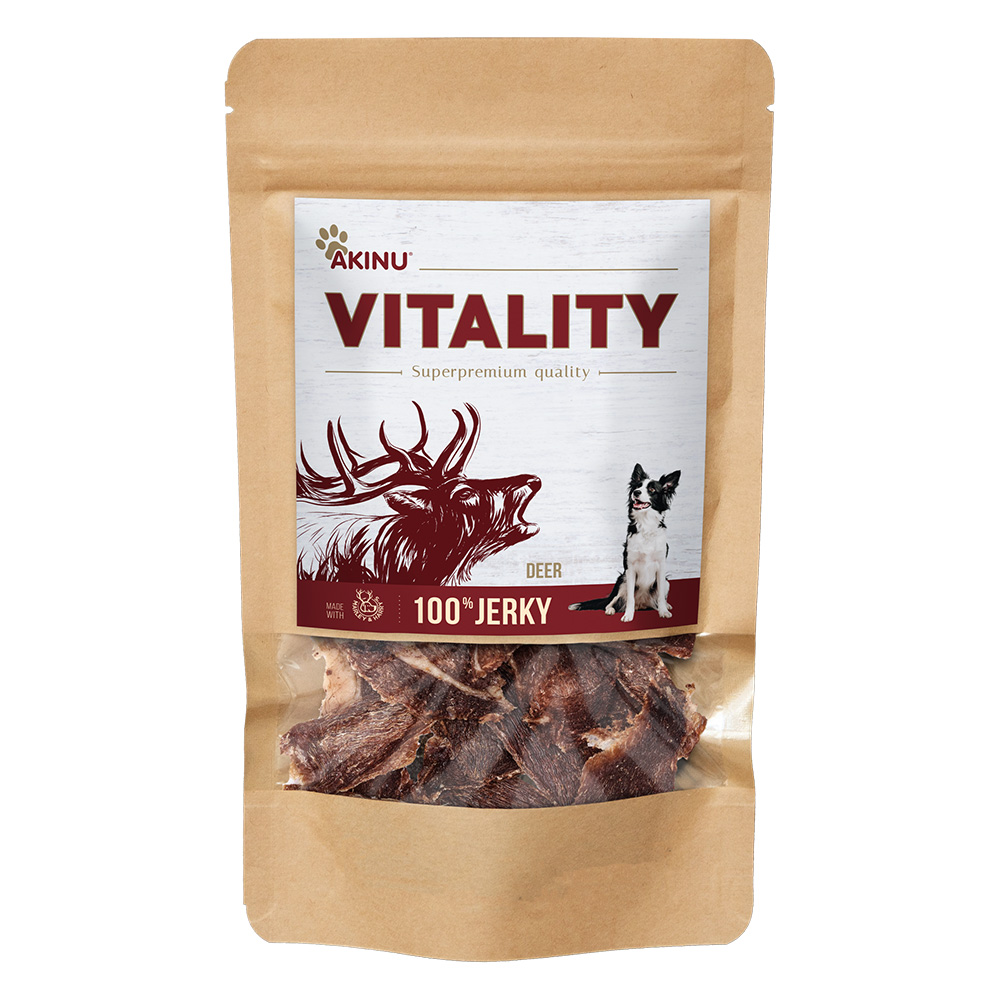 Akinu VITALITY Jerky jelen 50g Obrázek