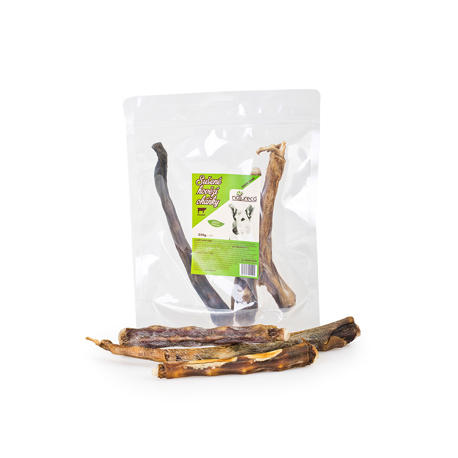 NATURECA Hovězí oháňky sušené 250 g Obrázek