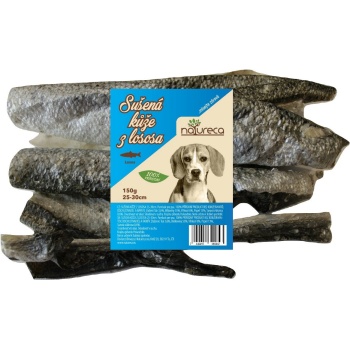Natureca losos kůže sušená 25-30cm 150g Obrázek