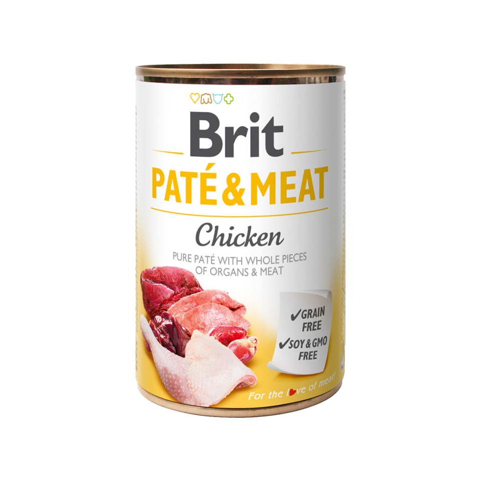 Brit Dog konz Paté & Meat Chicken 400g + Množstevní sleva Obrázek