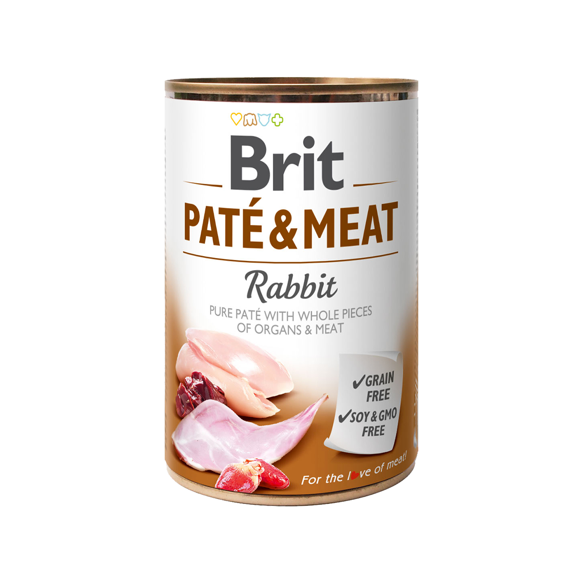 Brit Dog konz Paté & Meat Rabbit 400g + Množstevní sleva Obrázek