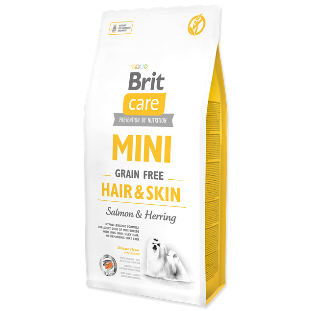 Brit Care Dog Mini Grain Free Hair & Skin 7kg Obrázek