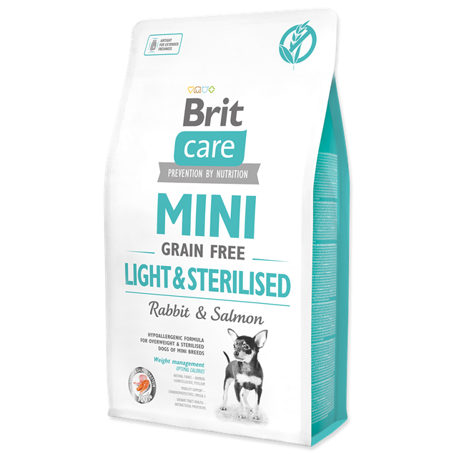 Brit Care Dog Mini Grain Free Light & Sterilised 7kg Obrázek