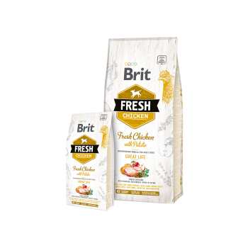 Brit Fresh Dog Chicken & Potato Adult Great Life 12kg Obrázek