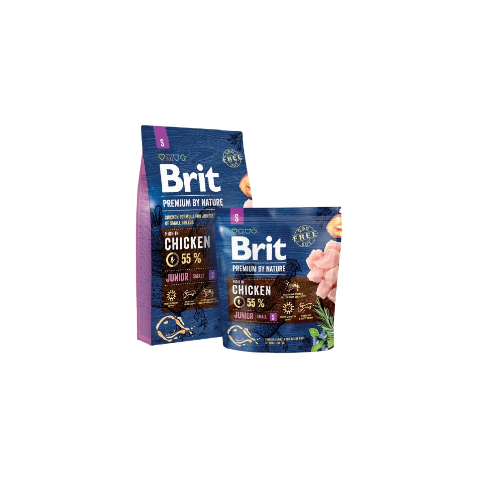 Brit Premium Dog by Nature Junior S 1kg Obrázek