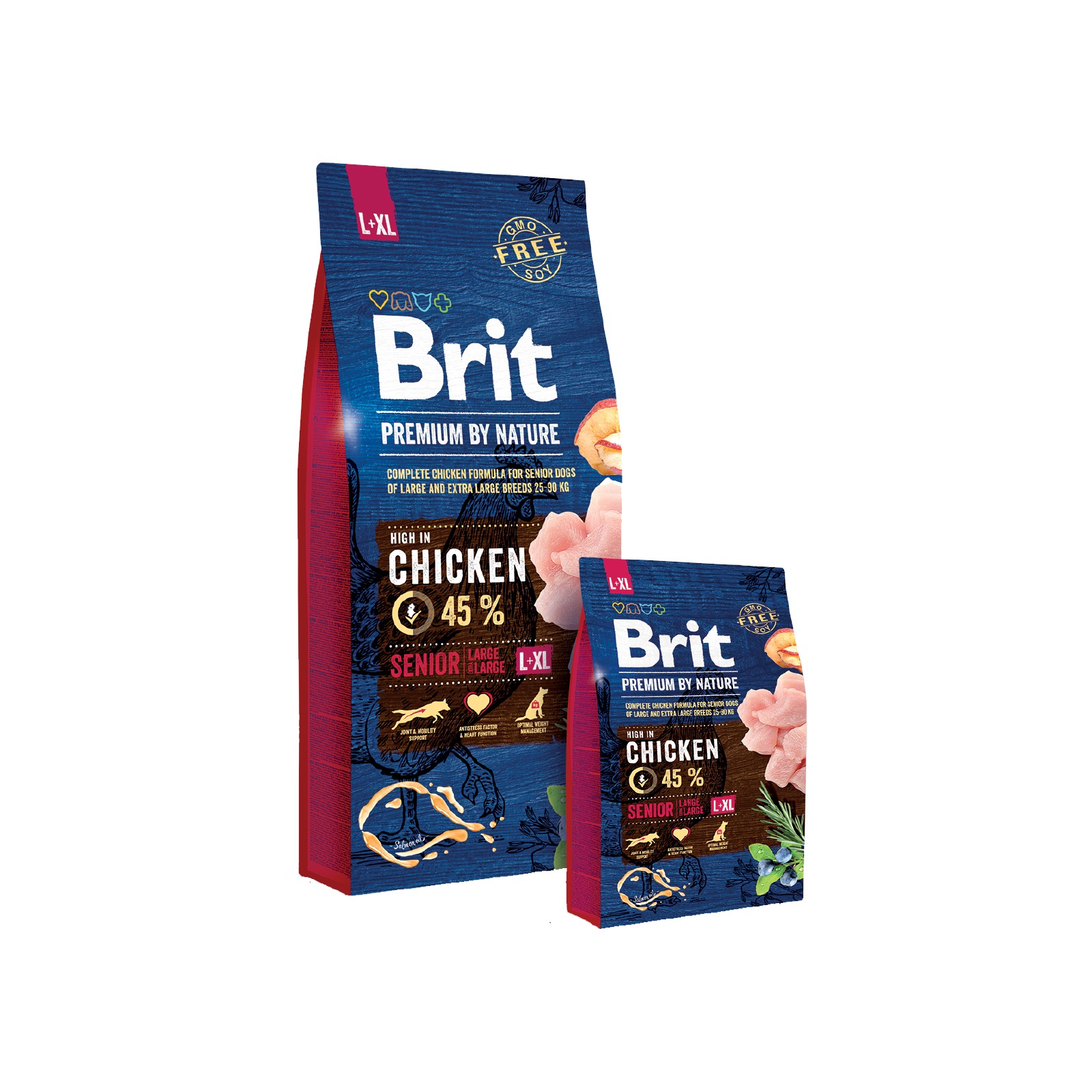 Brit Premium Dog by Nature Senior L+XL 15kg Obrázek