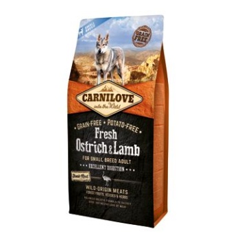 Carnilove Dog Fresh Ostrich&Lamb for Small Breed 6kg Obrázek