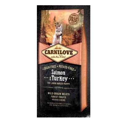 Carnilove Dog Salmon & Turkey for LB Puppies 1,5kg Obrázek