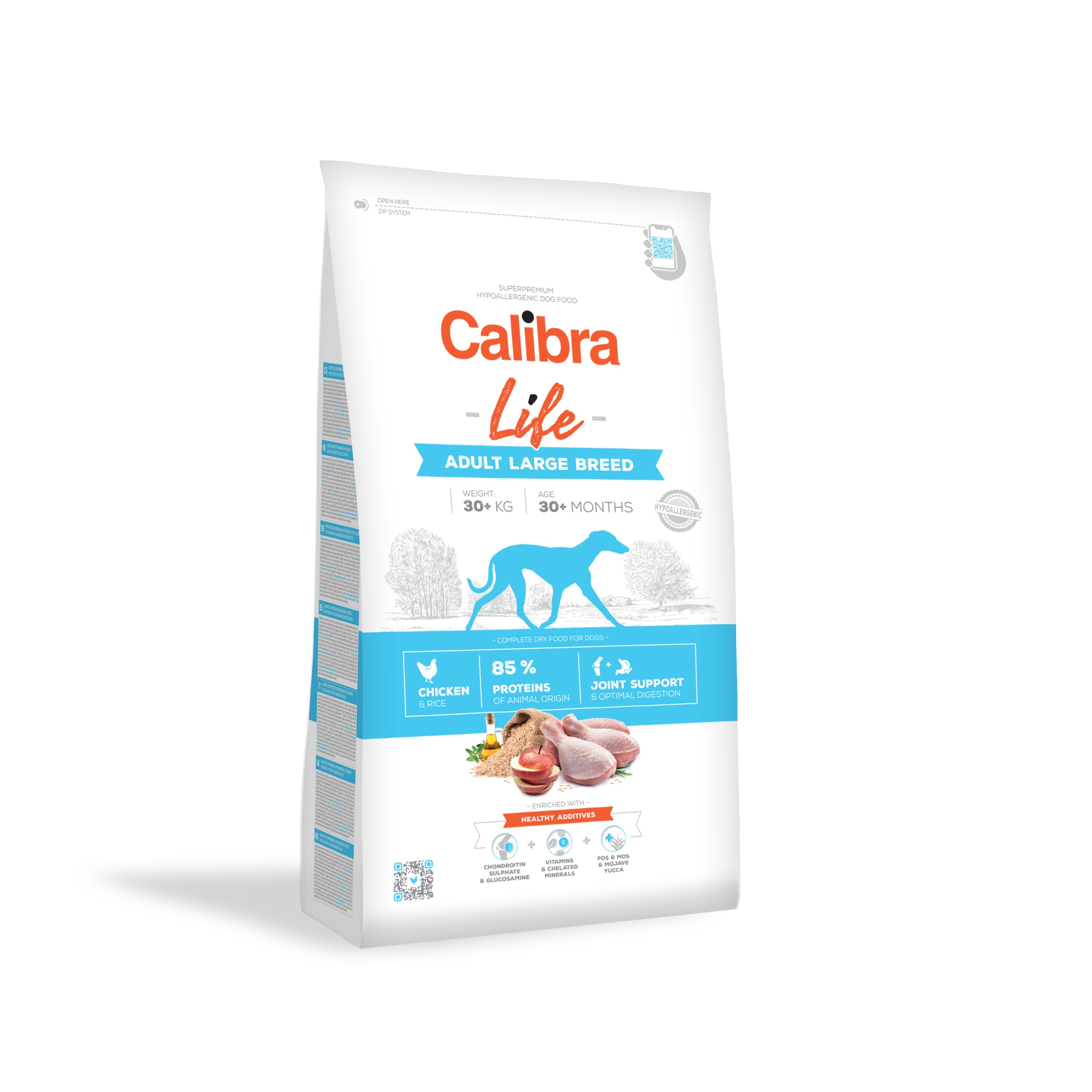 Calibra Dog Life Adult Large Breed Chicken 2,5 kg Obrázek