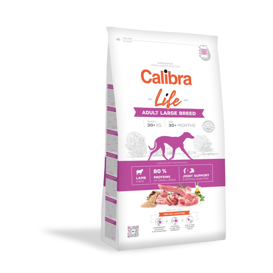 Calibra Dog Life Adult Large Breed Lamb 12 kg Obrázek