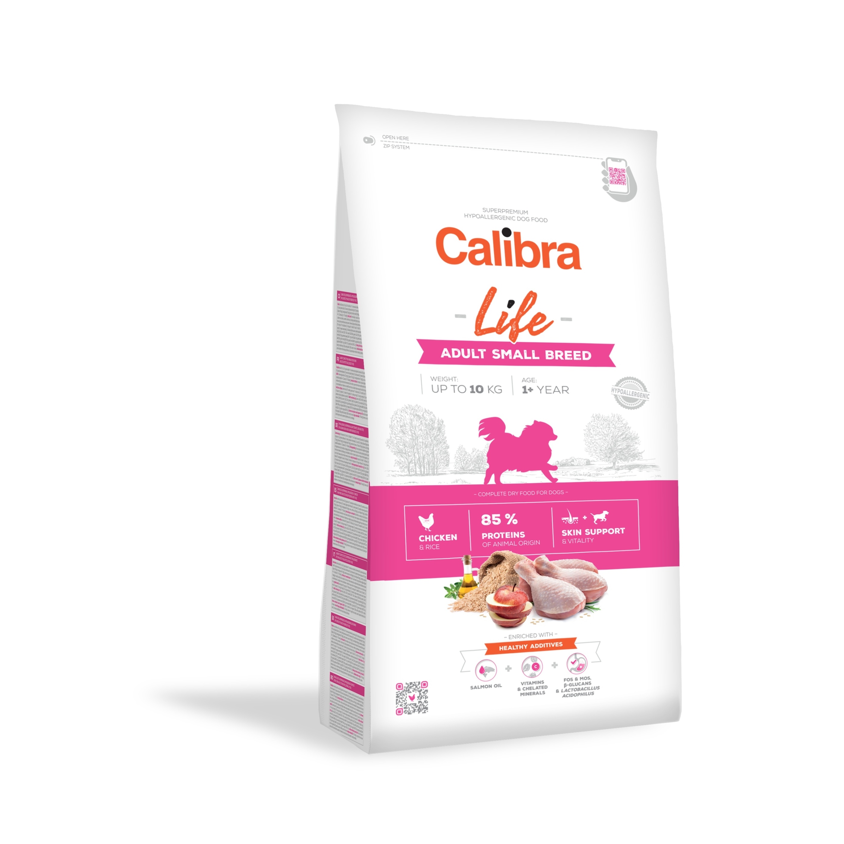 Calibra Dog Life Adult Small Breed Chicken 1,5 kg Obrázek