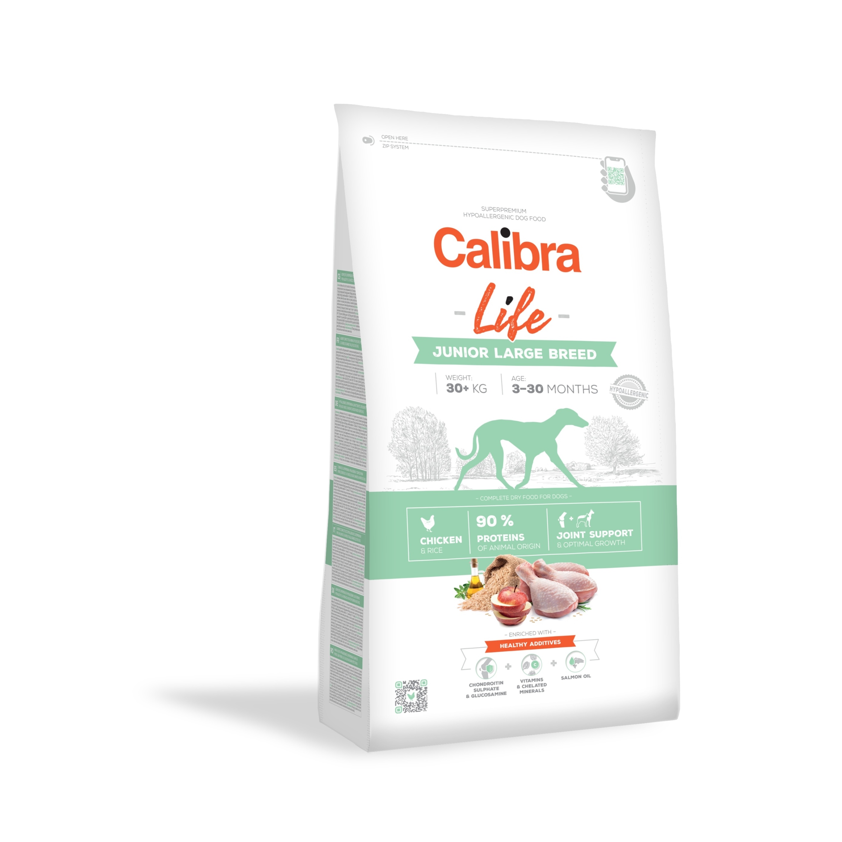 Calibra Dog Life Junior Large Breed Chicken 2,5 kg Obrázek