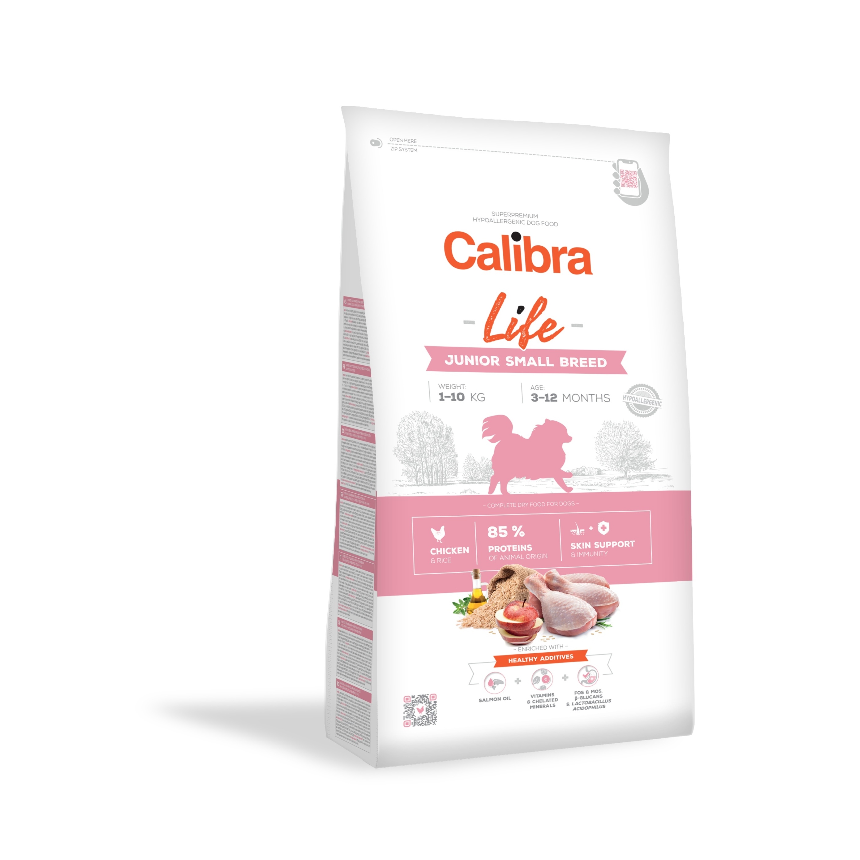 Calibra Dog Life Junior Small Breed Chicken 1,5 kg Obrázek