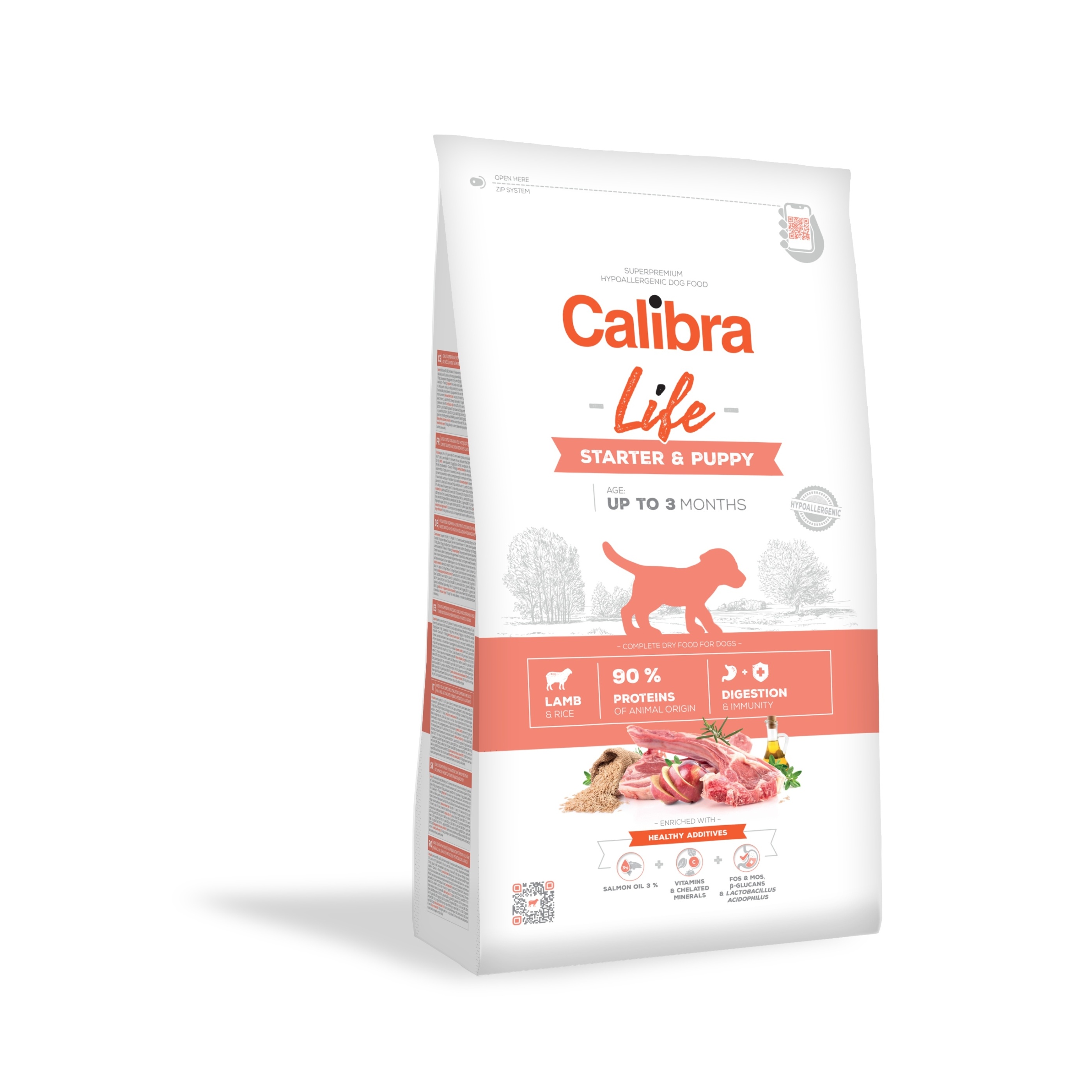 Calibra Dog Life Starter & Puppy Lamb 2,5 kg Obrázek