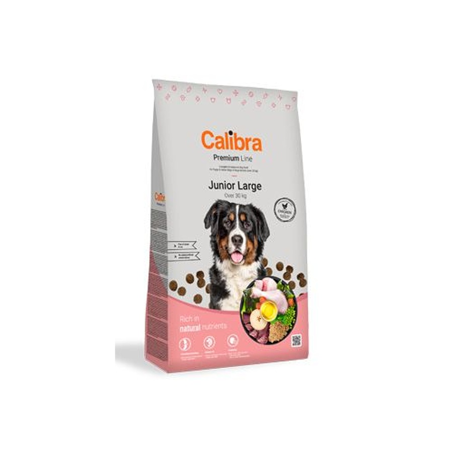 Calibra Dog Premium Line Junior Large 12 kg NEW Obrázek