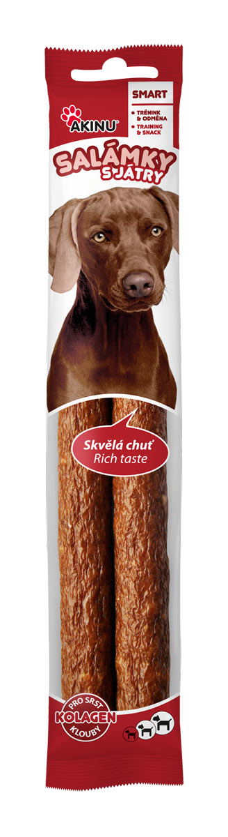 Akinu Salámky s játry 22 cm 2 ks Obrázek