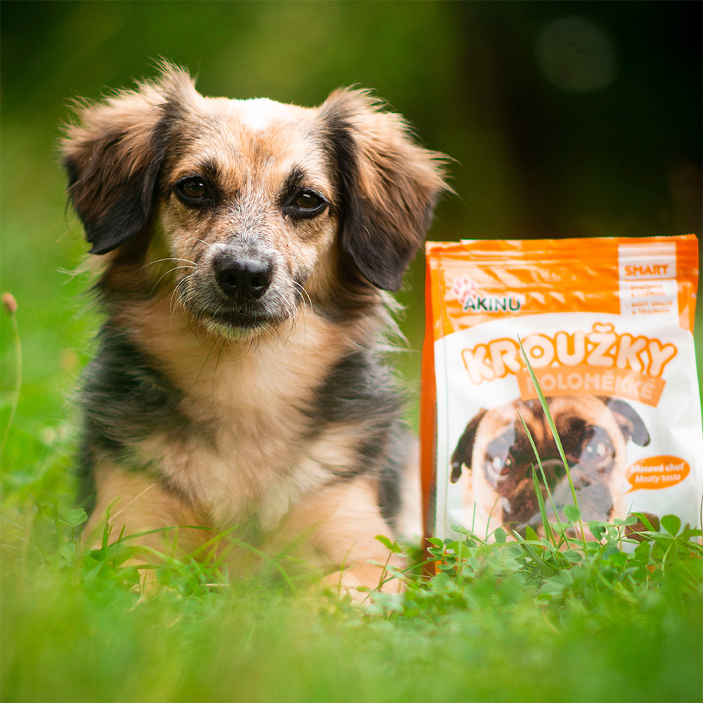 Akinu kroužky pro psy poloměkké 500g Obrázek