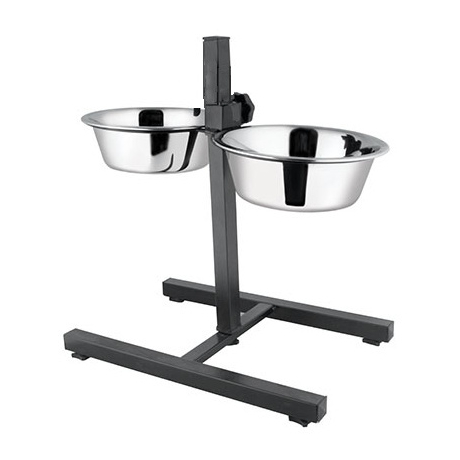 Akinu stojan na misky 2x4,5 l stavitelný Obrázek
