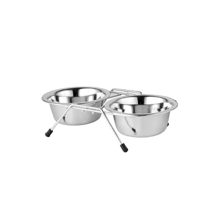 Akinu miska nerez 2 ve stojánku 450ml Obrázek