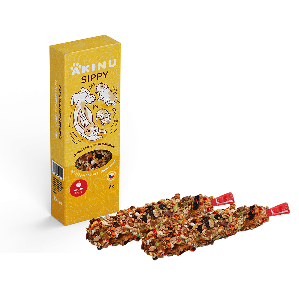 Sippy tyč pro hlodavce s ovocem 2ks Obrázek